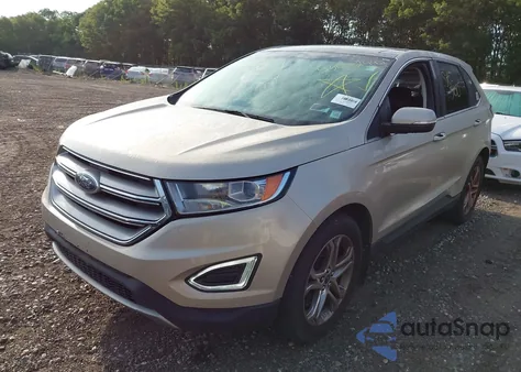 2017 Ford Edge Titanium from USA, damaged, VIN 2FMPK4K93HBB11868
